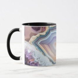 Geode-Kristall | Kristall-Foto-Kaffeetasse Tasse
