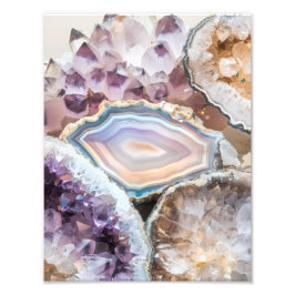 Geode-Kristall | Kristall-Foto-Poster Fotodruck