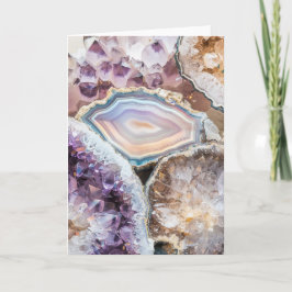 Geode-Kristall | Kristall-Fotokarte Karte