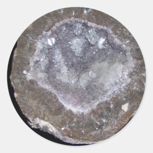 Geode Runder Aufkleber