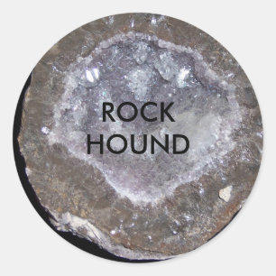 Geode Runder Aufkleber