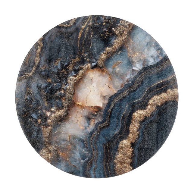 Geode-Schneidbrett Schneidebrett (Vorderseite)
