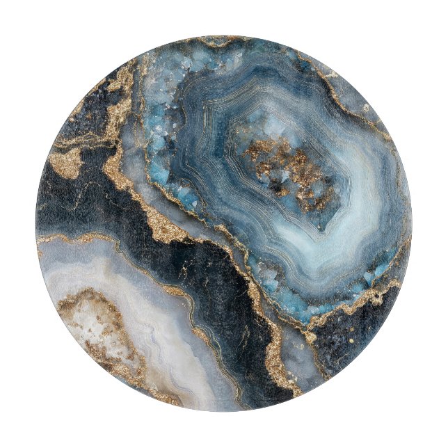 Geode-Schneidbrett Schneidebrett (Vorderseite)