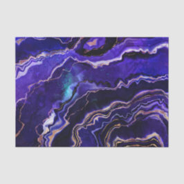 Geode Tief Lila Rose Gold Agate Seidenpapier