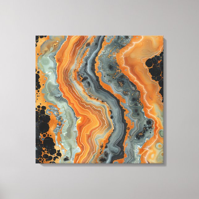Geode Wrapped Canvas Art Leinwanddruck (Vorderseite)