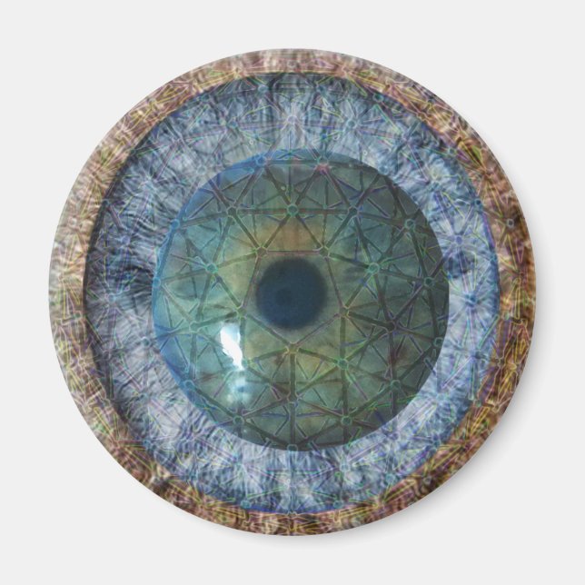 Geodesic Eye Magnet (Vorne)
