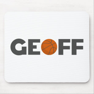 Geoff Basketball Mouse Pad Mousepad
