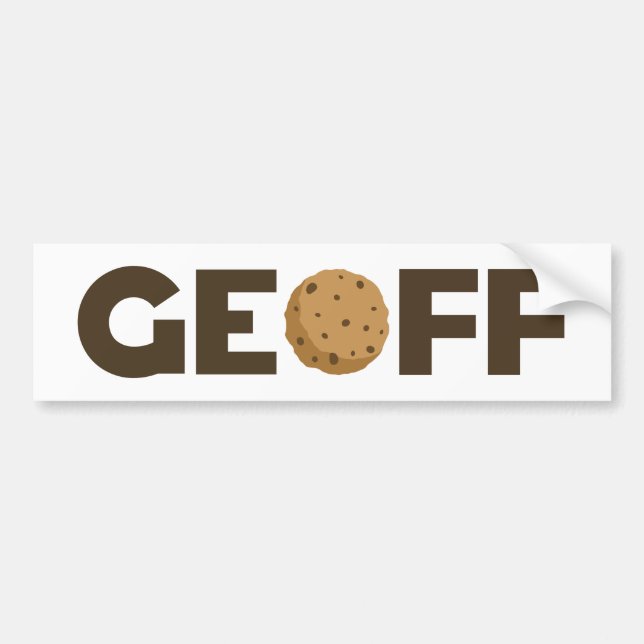 Geoff Cookie Autoaufkleber (Vorne)
