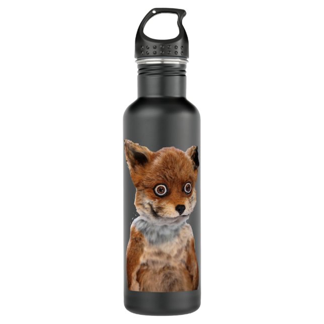 GEOFF STONED FOX TAXIDERMY MEME ADELE MORSE| Perfe Edelstahlflasche (Vorderseite)