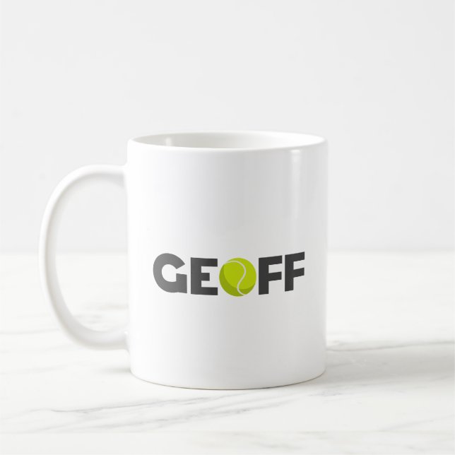 Geoff Tennis Kaffeetasse (Links)