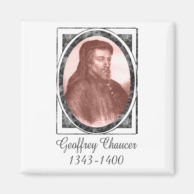 Geoffrey Chaucer Magnet (Vorne)