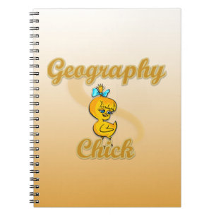 Geografie Chick Notizblock