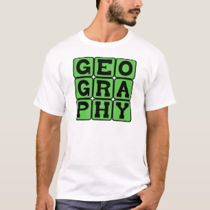 Geografie, Das Studium der Landmasse T-Shirt