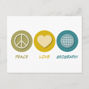 Geografie der Liebe Postkarte