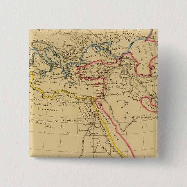 Geografie des Herodotus Button (Vorderseite)