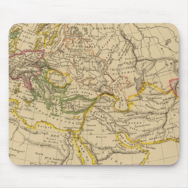 Geografie des Mittelalters Mousepad (Vorne)