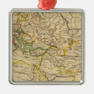 Geografie des Mittelalters Ornament Aus Metall