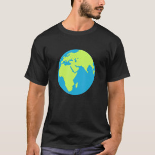 Geografie des Planeten Erde T-Shirt