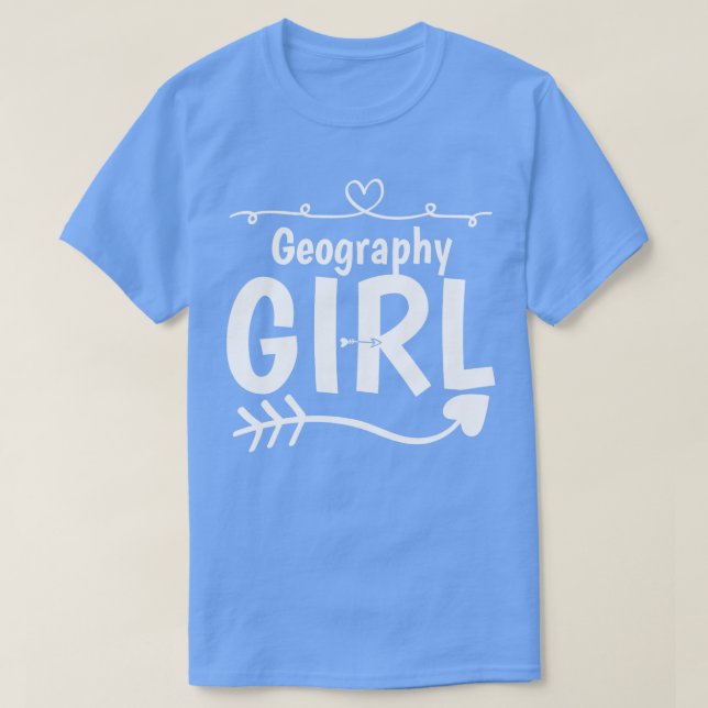 Geografie Girl T-Shirt (Design vorne)