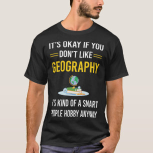 Geografie intelligenter Menschen T-Shirt
