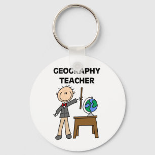 GEOGRAFIE-LEHRER T-Shirts und Geschenke Schlüsselanhänger