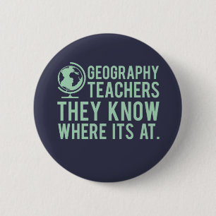 Geografie-Lehrer, wissen sie, wo es an ist Button
