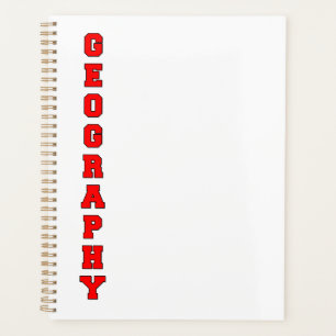 Geografie Planer