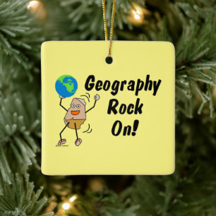 Geografie Rock On Keramikornament