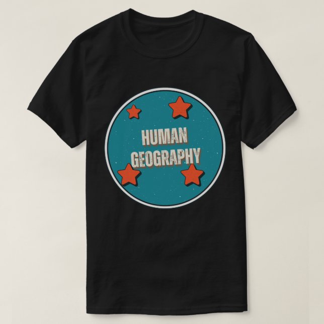 Geografie T-Shirt (Design vorne)