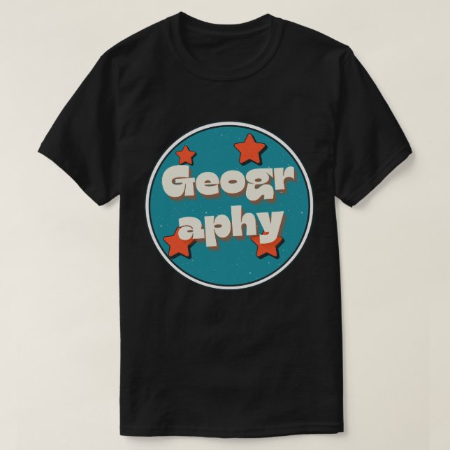 Geografie T-Shirt (Design vorne)