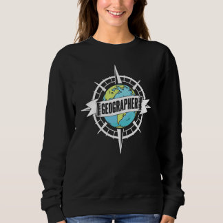 Geografische Geografie des Lehrers Sweatshirt