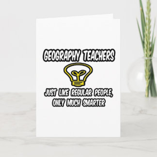 Geografische Lehrer.. Regelmäßige Leute, nur klüge Karte