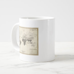 Geografische Verteilung der Vegetation Jumbo-Tasse
