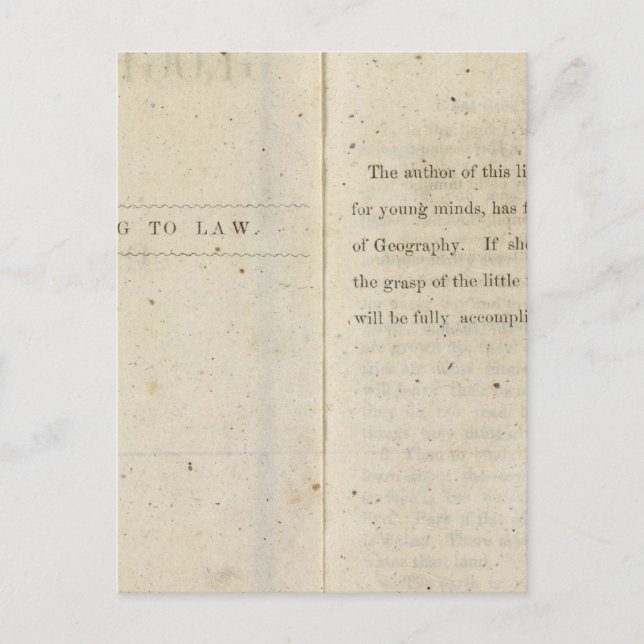 Geografischer Leser für Dixie-Kinder Postkarte (Vorderseite)