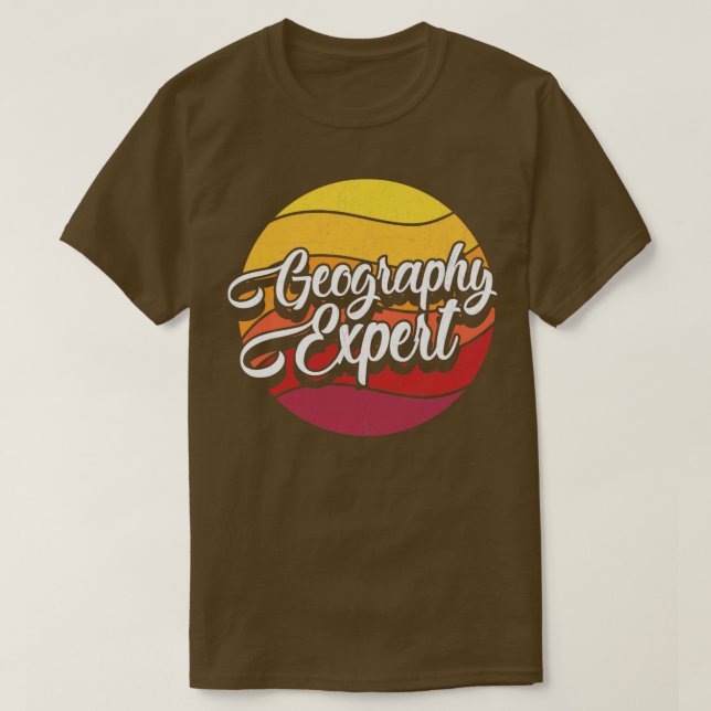 Geografischer Sachverständiger T-Shirt (Design vorne)