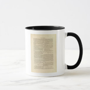 Geografisches Memoir fortgesetzt Tasse