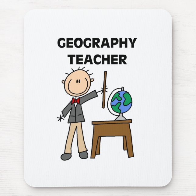 Geographie-Lehrer Mousepad (Vorne)