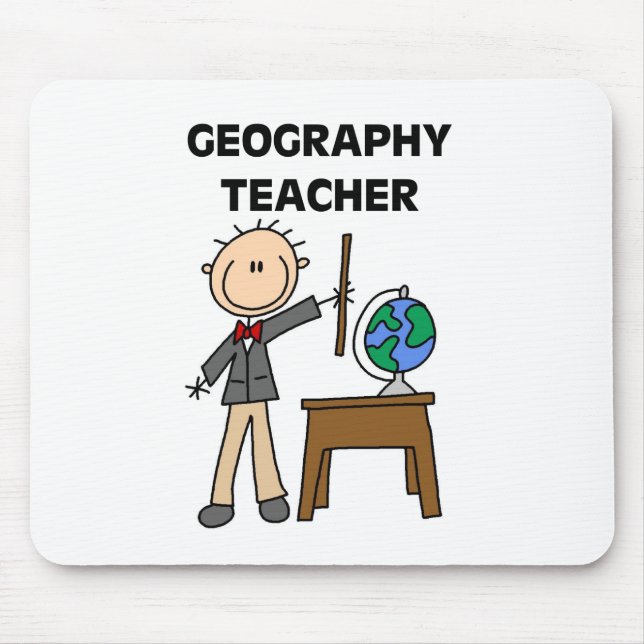 Geographie-Lehrer Mousepad (Vorne)