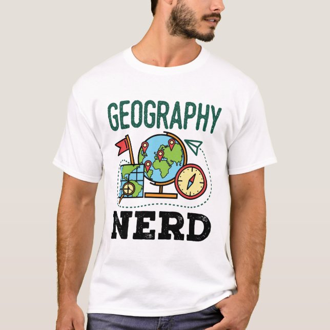 Geographie-Nerd T-Shirt (Vorderseite)