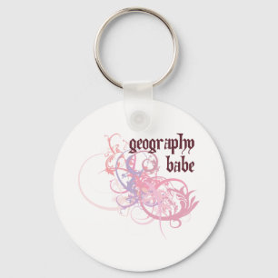 Geography Babe Schlüsselanhänger