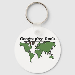 Geography Geek Schlüsselanhänger