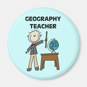 GEOGRAPHY LEHRER Tshirts und Geschenke Magnet