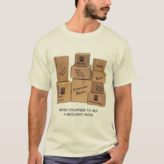 Geologe-beweglicher Spaß-T - Shirt (Vorderseite)