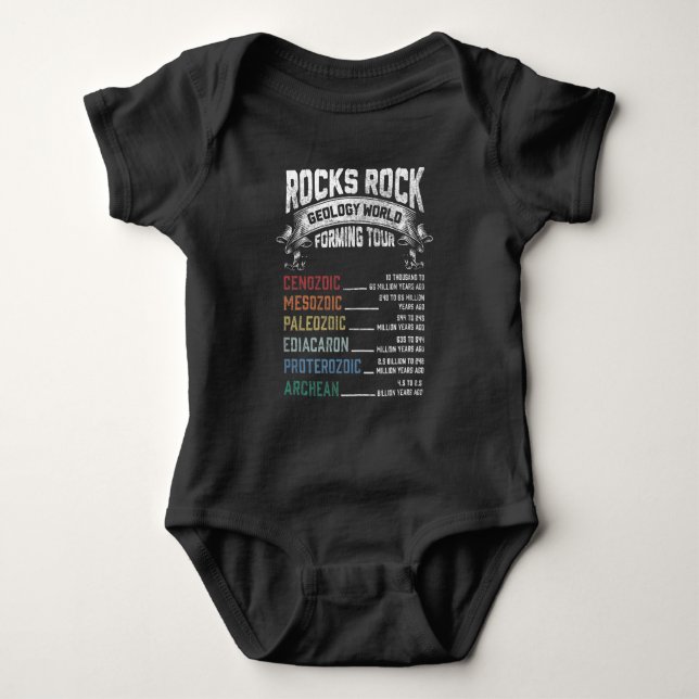 Geologe Funny Geology Rock Forming Spaß Geologin Baby Strampler (Vorderseite)