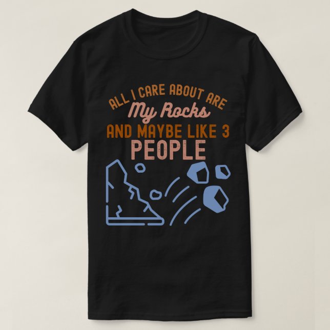 Geologe, Geologie T-Shirt (Design vorne)
