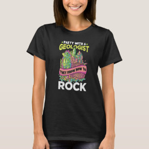 Geologe Gesteinssammler Geologie Geodenjäger Stein T-Shirt