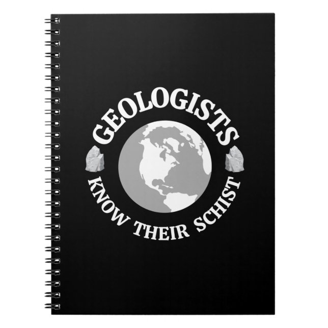 Geologe kennen ihre Schist Notizblock (Vorderseite)
