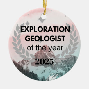 Geologe Keramik Ornament