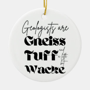 Geologe Keramik Ornament