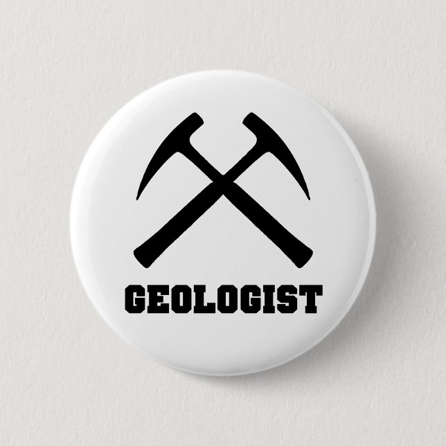 Geologe-Knopf Button (Vorderseite)